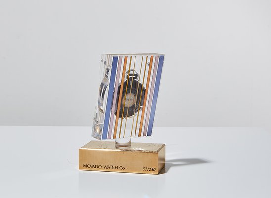 Limited Edition Watch Set by Yaacov Agam for Movado, 1989, Set of