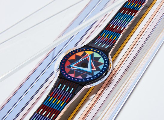 Limited Edition Watch Set by Yaacov Agam for Movado, 1989, Set of