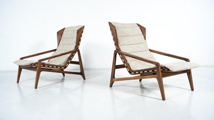 Set of Mod 811 Chairs by Gio Ponti for Cassina, 1957 for sale at