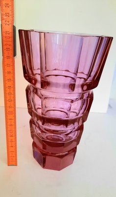 Kristallvase von Moser, 1950er bei Pamono kaufen