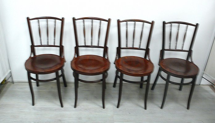 Set of Vienna Coffee House Chairs from Jacob Josef Kohn, 1890s