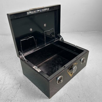 Vintage Japanese Metal Money Safe, 1950s for sale at Pamono