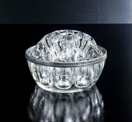 HENKEL VINTAGE ANCIEN pot en verre fleurs vertes années 70 0,72L Deco