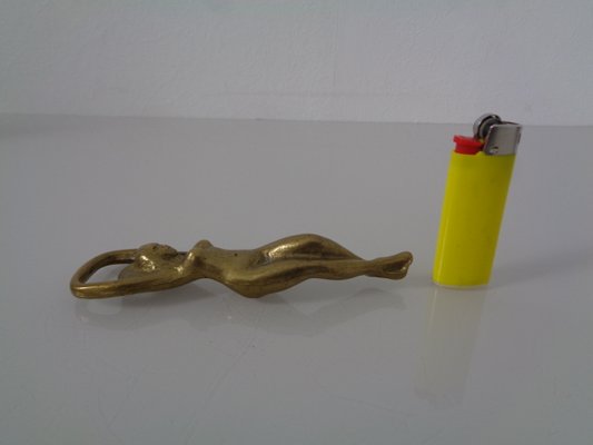 Treasure Gurus Bierflaschenöffner Im Vintage-Stil – Aus Messing, Nackte Dame, Ca. 11,4 X 3,8 Cm, Perfekt Für Bar, Pub Oder Geschenk