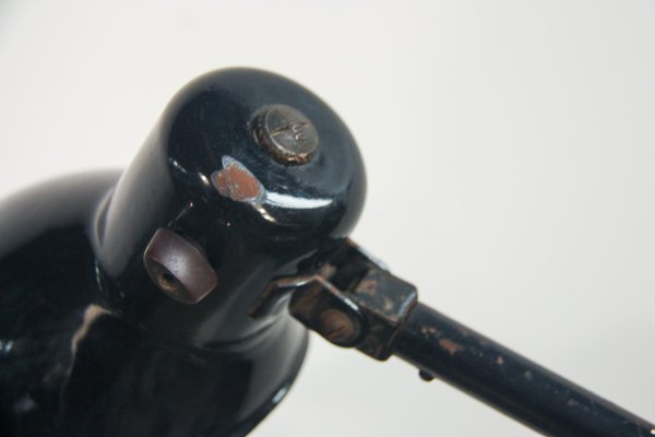 Early Bauhaus Task Light on Oak Base Nr. 745pi from Kandem