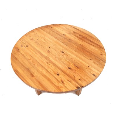 Runder Norden Esstisch aus Kiefernholz von Ikea, 1970er bei Pamono kaufen