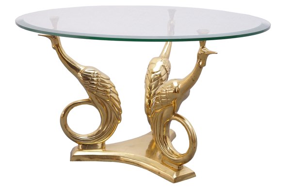 Hollywood Regency Peacock Coffee Table 1960s For Sale At Pamono
