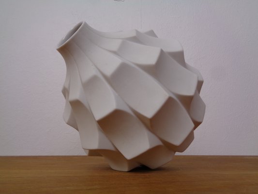 Mid-Century Artichoke Op Art Vase from Hutschenreuther, Germany