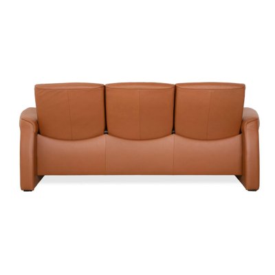 Sapphire Leather Three Seater Sofa from Stressless for sale at Pamono