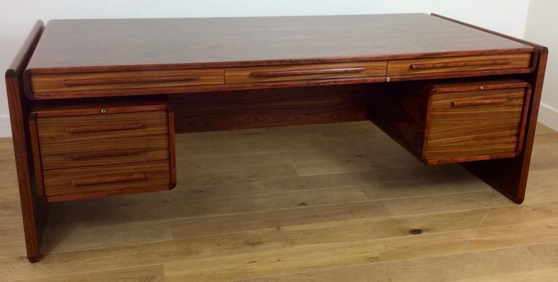 Mid Century Rosewood Executive Desk By Svend Dyrlund For Sale At