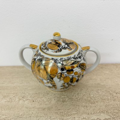 Golden Daisy Coffee Tea Service Lomonosov Imperial Porcelain
