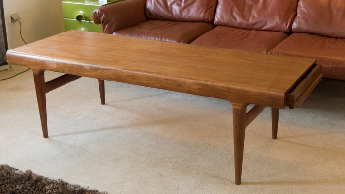 Mid Century Extendable Coffee Table By Johannes Andersen For Mid Century Extendable Coffee Table By Johannes Andersen For Silkeborg Møbelfabrik 1