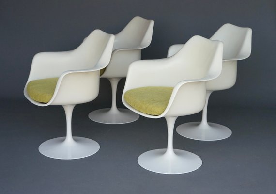 Vintage Tulip Chairs from Knoll International, 1960s, Set of