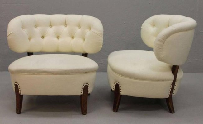 Vintage Lounge Chairs By Otto Schulz Set Of 2