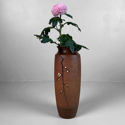 Vintage Kotobuki Ikebana Japanese Flower Vase by Suzuka-Yaki