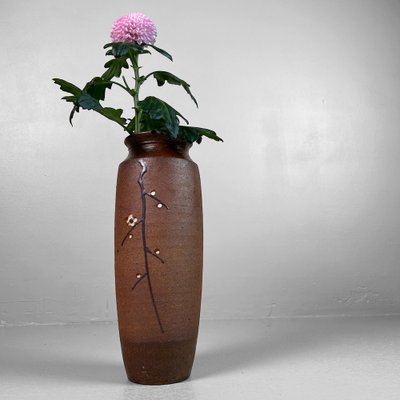 Vintage Kotobuki Ikebana Japanese Flower Vase by Suzuka-Yaki