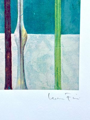 Leonor Fini, Figurative Composition, 1970s, Original Serigraph on