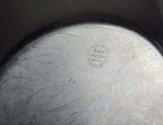 Stainless Steel Bowls from Lundtofte, Denmark, 1960s, Set of 3 for