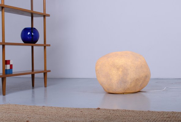 Large Dora Moon Rock Floor Lamp by Andre Cazenave for Singleton