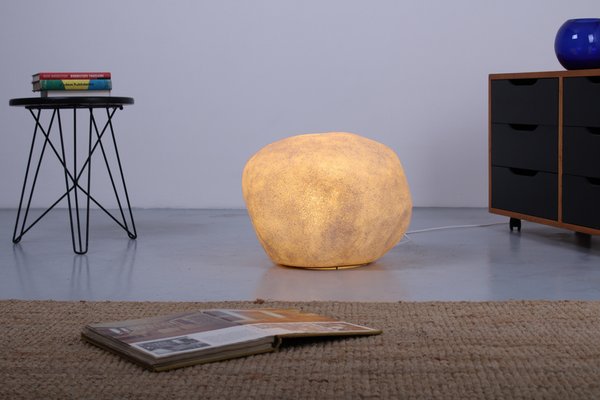 Large Dora Moon Rock Floor Lamp by Andre Cazenave for Singleton