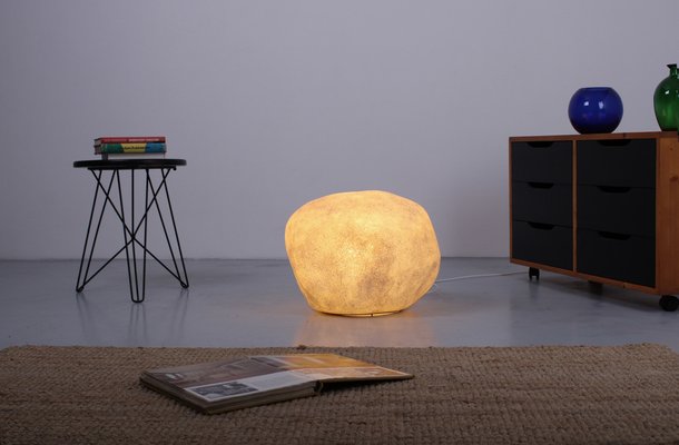Large Dora Moon Rock Floor Lamp by Andre Cazenave for Singleton