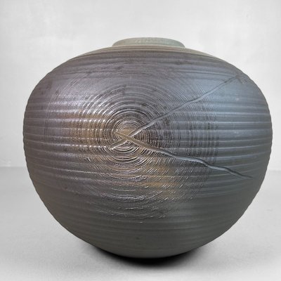 Japanese Ikebana Vase by Echizen Yaki, 1960s for sale at Pamono