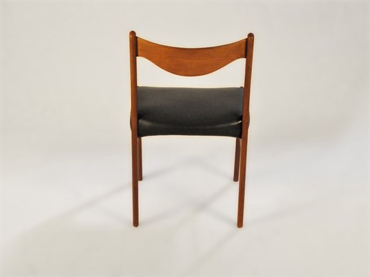 Teak Dining Chairs by Ejnar Larsen & Axel Bender Madsen for Glyngøre Stolefabrik, 1960s, Set of 2 Teak Dining Chairs by Ejnar Larsen & Axel Bender Madsen for Glyngøre Stolefabrik, 1960s, Set of 2
