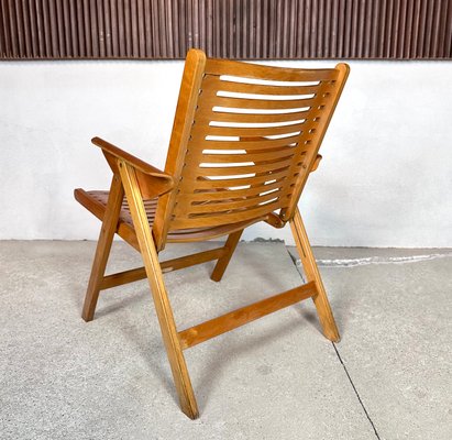 Early Edition Model Rex Lounge Folding Chair by Niko Kralj for