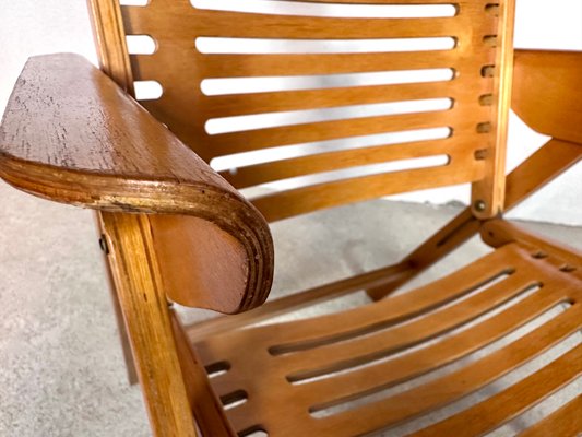 Early Edition Model Rex Lounge Folding Chair by Niko Kralj for