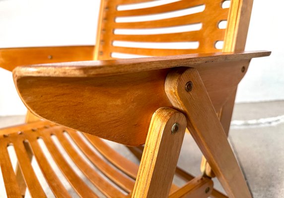 Early Edition Model Rex Lounge Folding Chair by Niko Kralj for