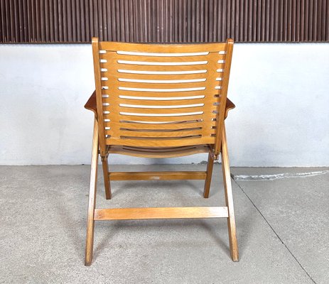Early Edition Model Rex Lounge Folding Chair by Niko Kralj for