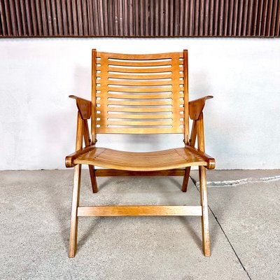Early Edition Model Rex Lounge Folding Chair by Niko Kralj for