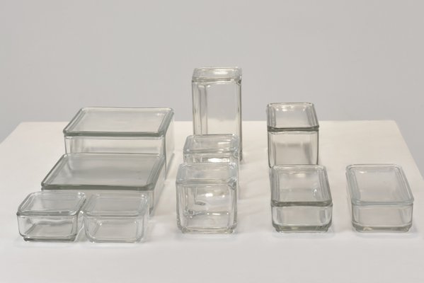 Wilhelm Wagenfeld Kubus 5 グラスコンテナ ヴィンテージ