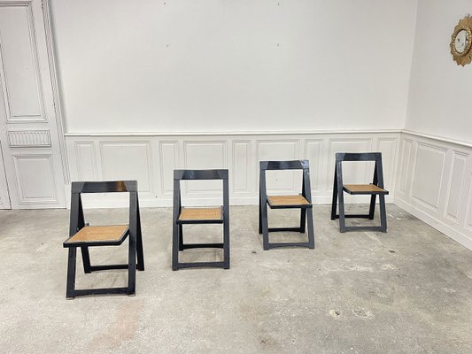 Aldo Jacober Folding Chairs by Aldo Jacober, 1960, Set of 4 for