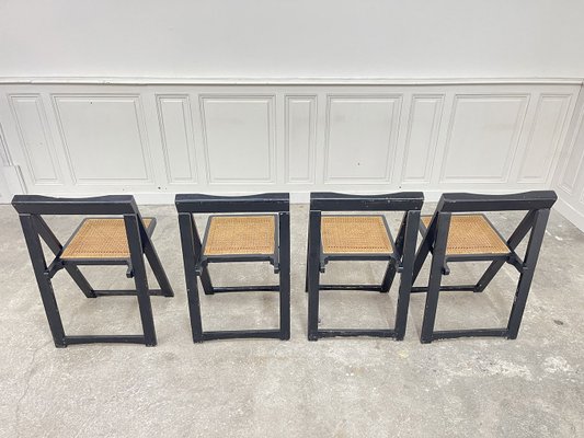 Aldo Jacober Folding Chairs by Aldo Jacober, 1960, Set of 4 for
