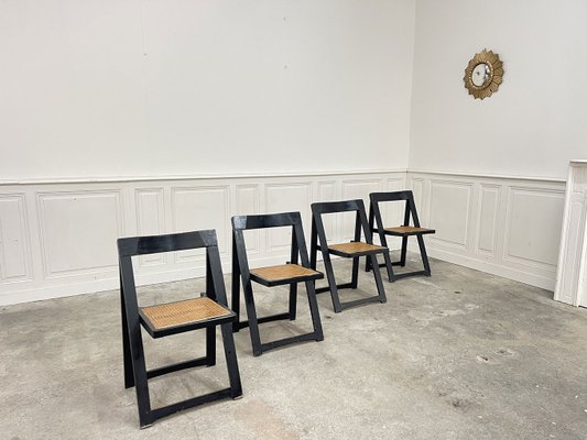 Aldo Jacober Folding Chairs by Aldo Jacober, 1960, Set of 4 for