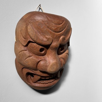 Wooden Kijin-Kei Oni Mask, 1920s for sale at Pamono