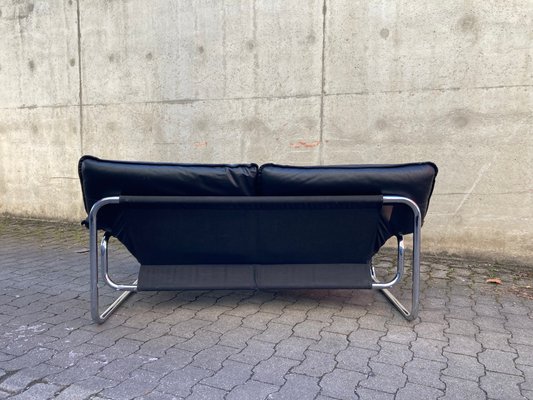 Leather 2-Seater Sofa by Johan Bertil Häggström for Swed-Form