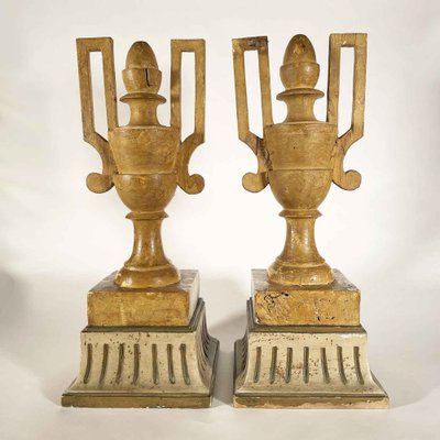 Pair of French Restauration Brass Candlesticks with Swirled Acanthus Leaves & Flowers Pair of French Restauration Brass Candlesticks with Swirled Acanthus Leaves & Flowers