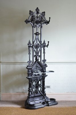 Victorian Cast Iron Hall Stand in the style of Christopher Dresser