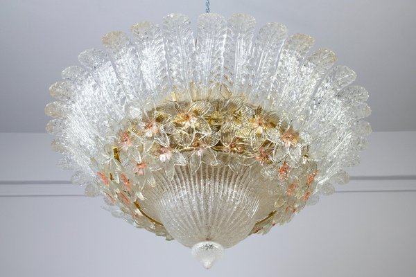 シーリングライト・天井照明 Barovier&Toso Murano glass pendant lamp Murano Glass Ceiling Light attributed to Barovier & Toso, Italy