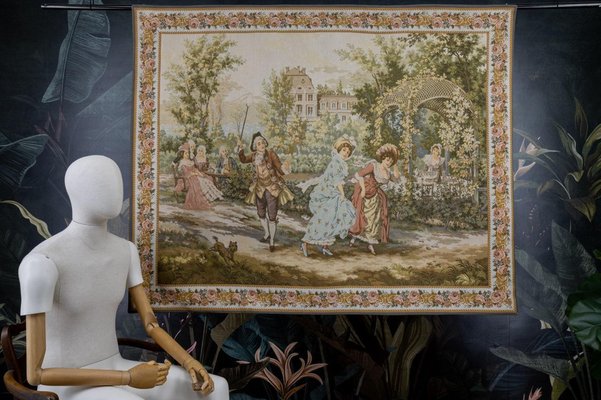 Tapisserie Murale Vintage Française – Gobelins Fait Main, 80x70 Cm, Coton (occasion)