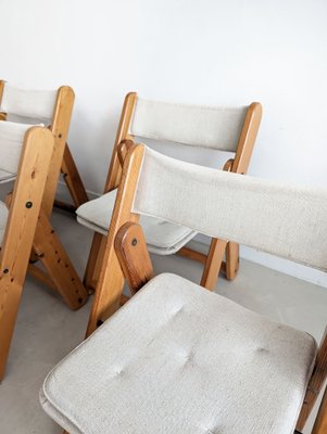 Kon-Tiki Folding Chairs by Gillis Lundgren for Ikea, 1970s, Set of