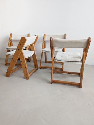 Kon-Tiki Folding Chairs by Gillis Lundgren for Ikea, 1970s, Set of