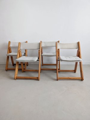 Kon-Tiki Folding Chairs by Gillis Lundgren for Ikea, 1970s, Set of