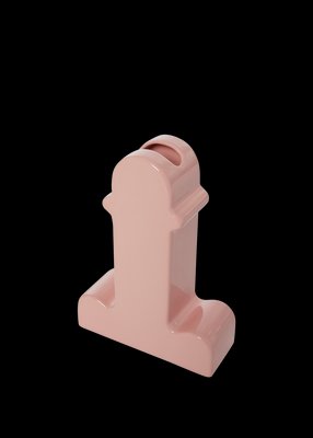 Pink Shiva Vase by Ettore Sottsass for BD Barcelona for sale at Pamono