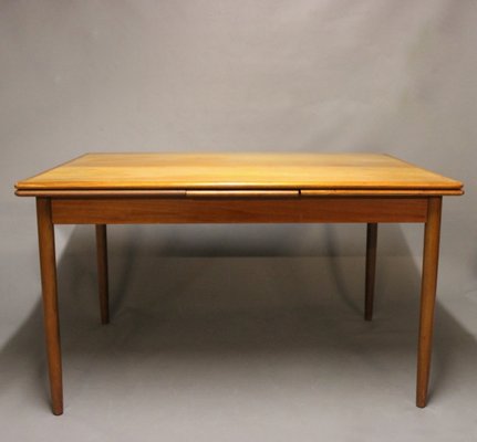 Teak Dining Table With Extensions 1960s Teak Dining Table With Extensions 1960s