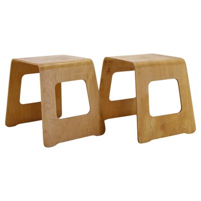 Set of Wooden Stools by Lisa Norinder for Ikea, Sweden, 1990s for