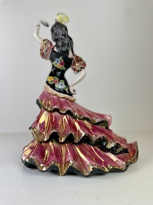 Ceramic Flamenco Dancer from Formento, 1950s-1960s for sale at Pamono