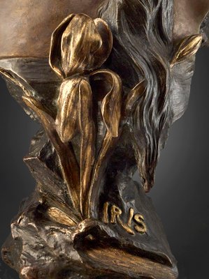 Emmanuel Villanis, Iris, 1890s, Bronze on Marble Base for sale at